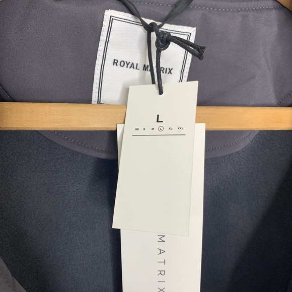 Royal Matrix Jacket Gray Full Zip No Hood NWT - Picture 7 of 11